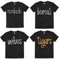 Black Leopard with Sequin Patch