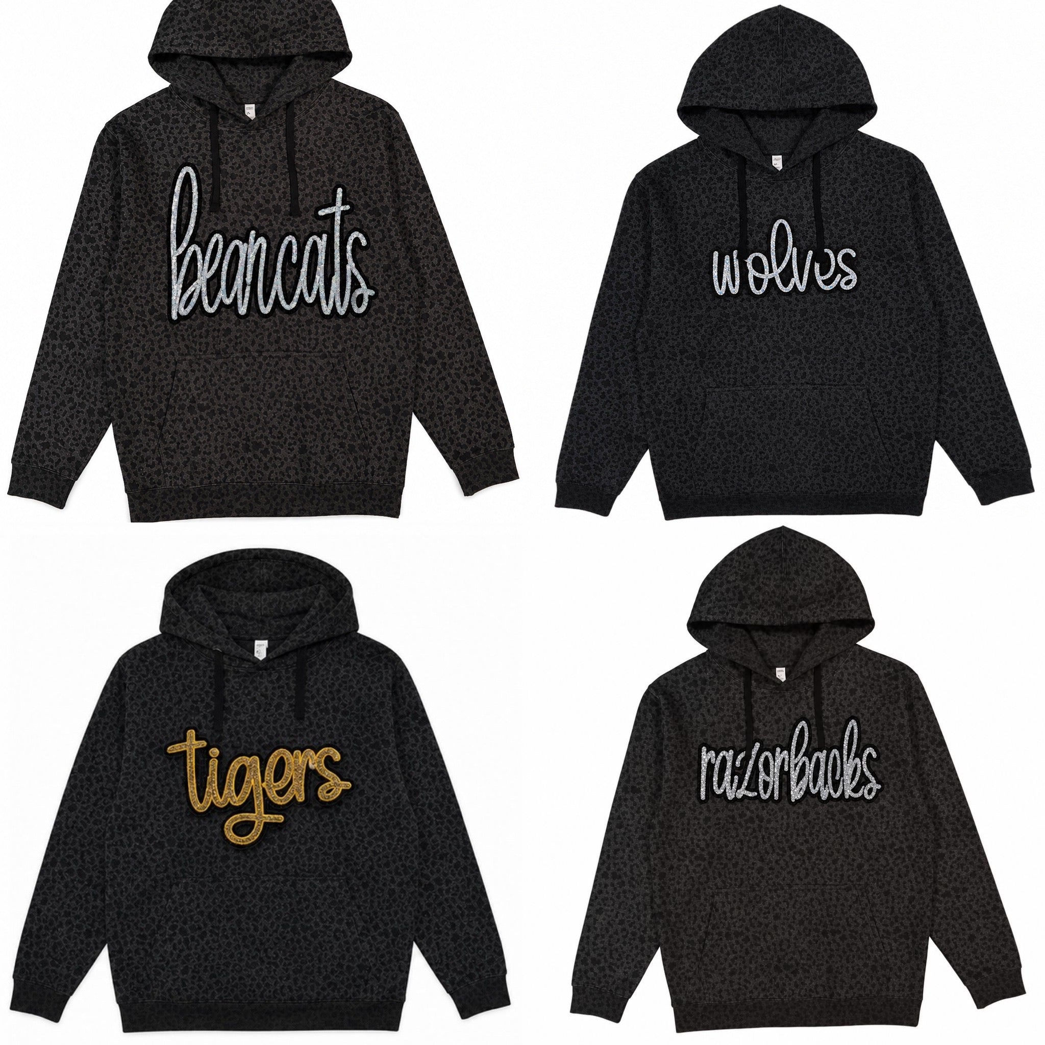 Black Leopard - Hoodie