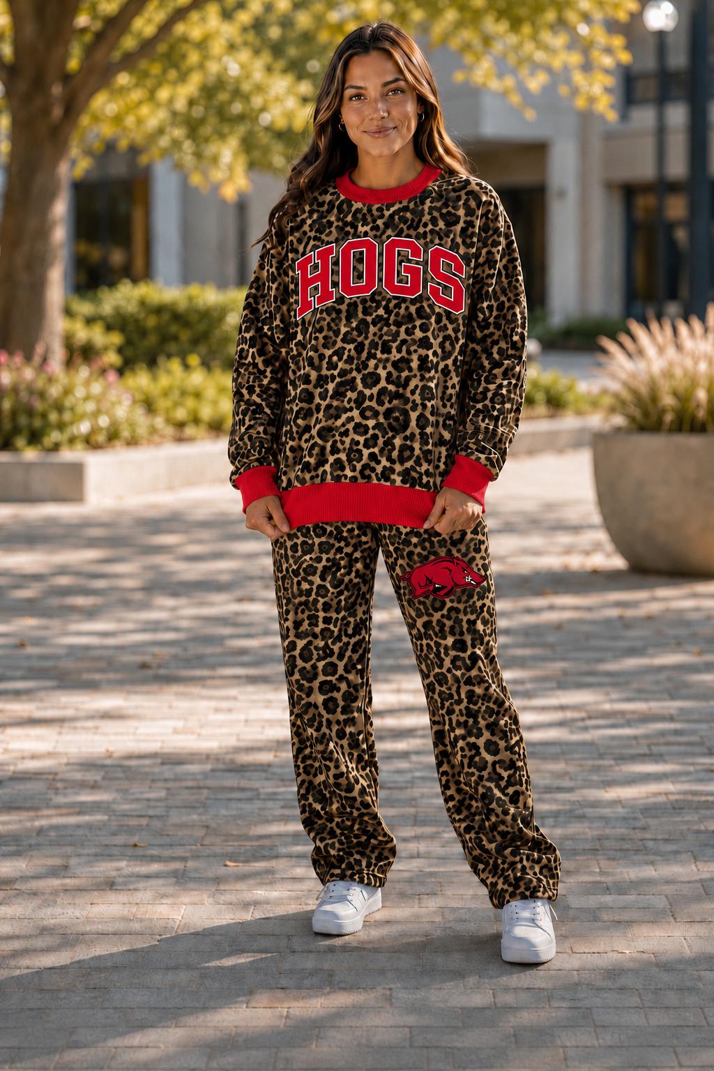 Hogs Mock Neck Sweater and Pants (Adults)