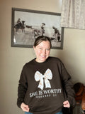She is worthy