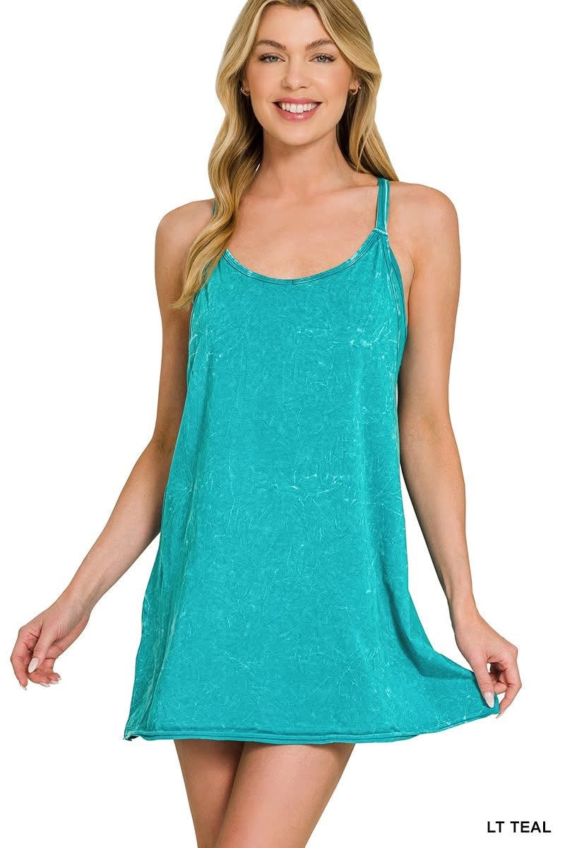 Athletic Dress/Romper (Teal)