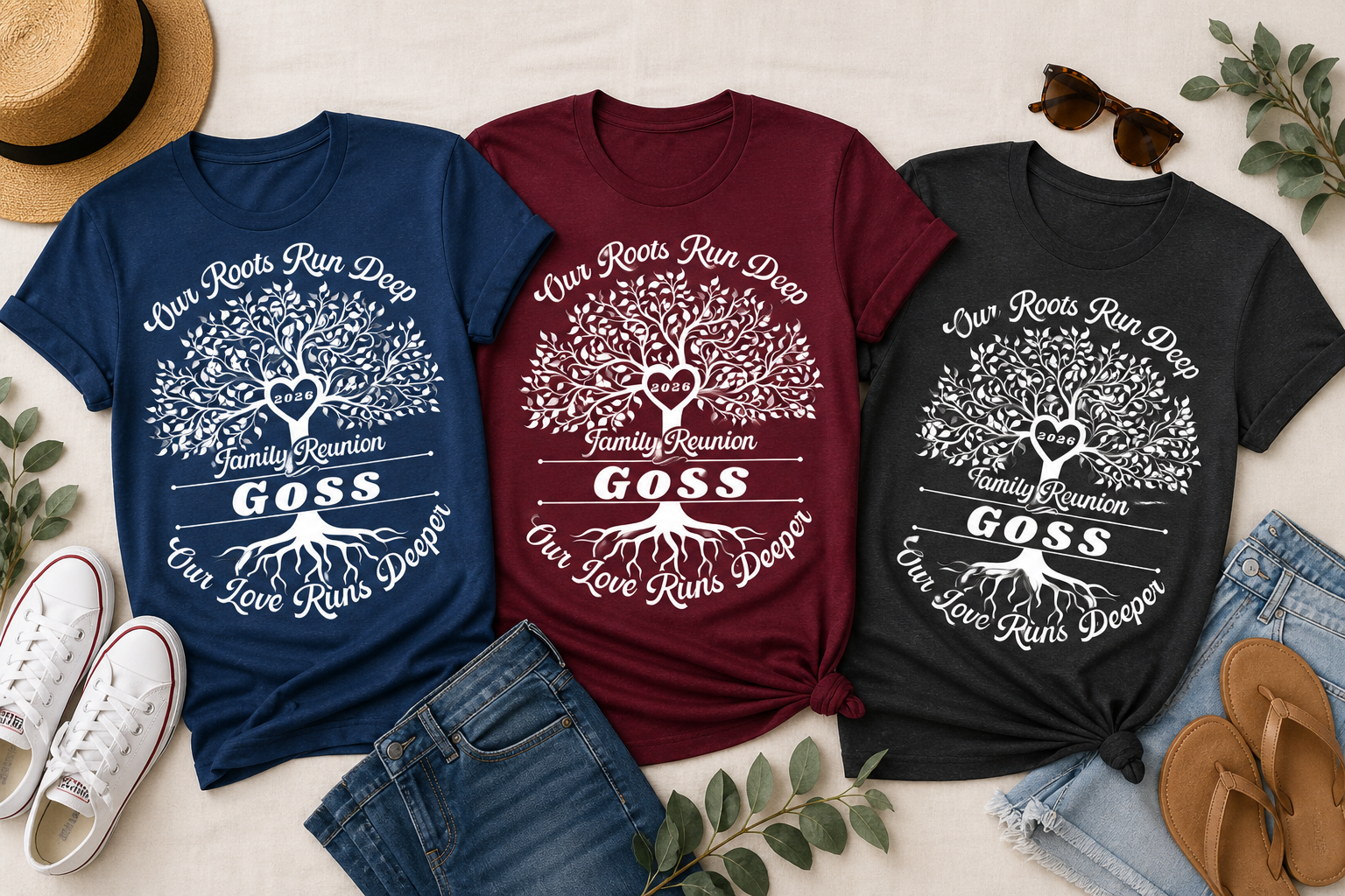 Goss Family Reunion T-Shirt