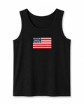 Zenana Embroidered American Flag Tank