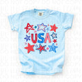 USA Surrounded by Stars