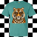 Sassy Tiger in Seafoam